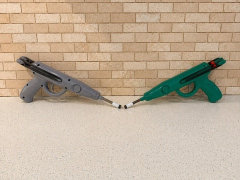 G3 Cue Gun Set of 2 Gunmetal Gray & Sea Green Pool Cue Shooter Billiards Pool