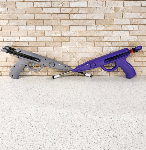 G3 Cue Gun Set of 2 Gunmetal Gray & Royal Purple Pool Cue Shooter Billiards